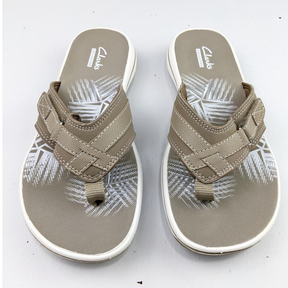 Clarks Women's Size 5 Greystone Brinkley Flip Flops